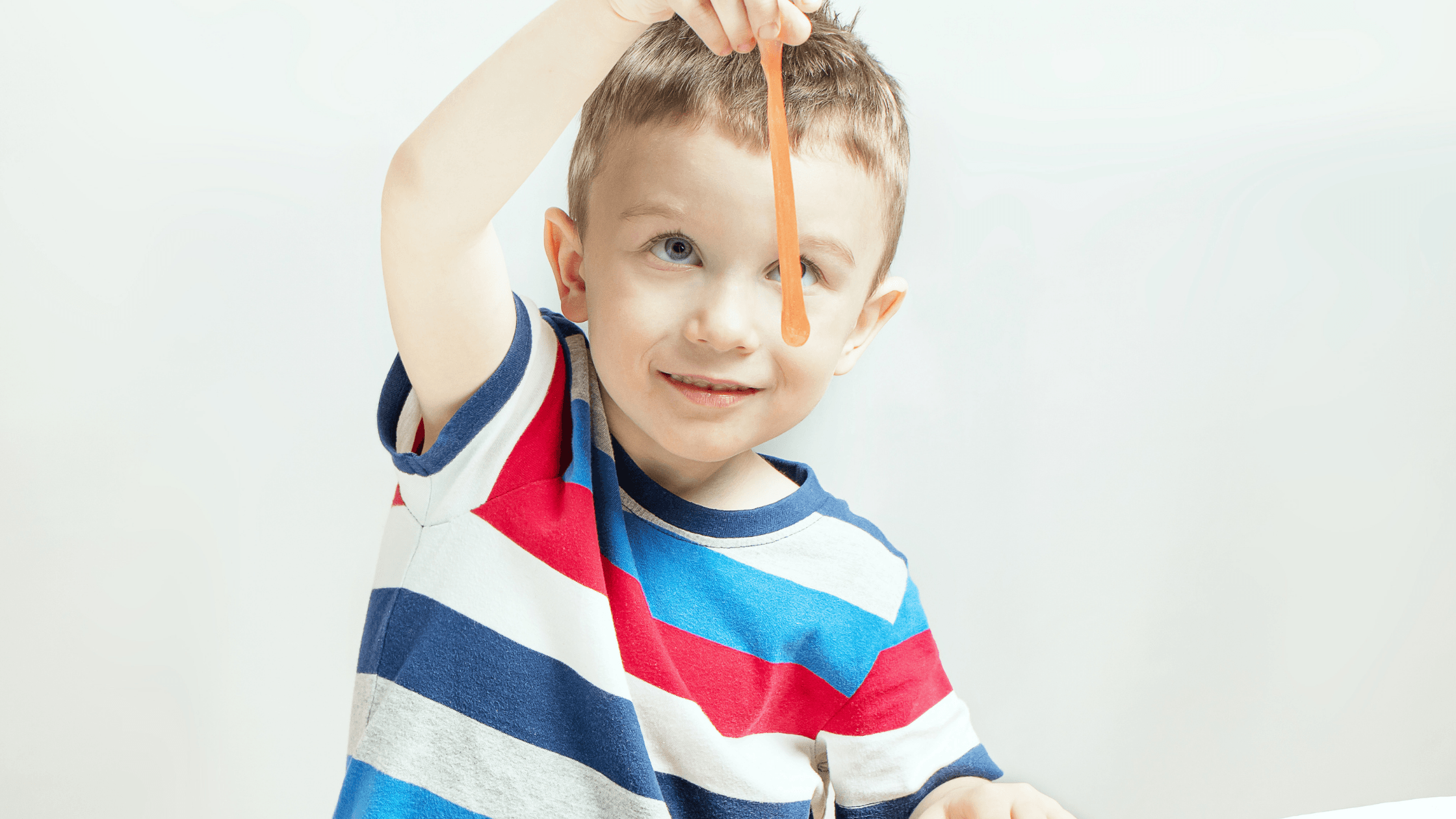 Kid playing with Clay