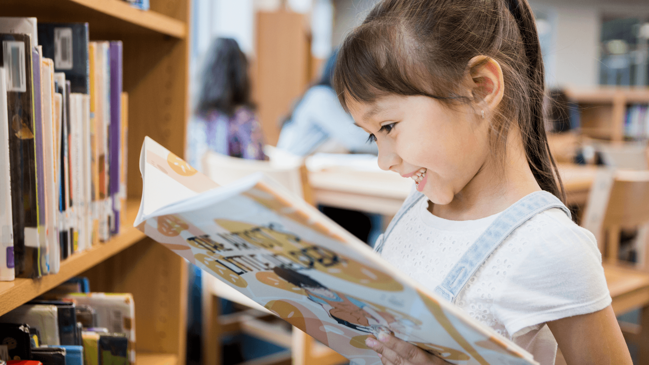 Happy Kid Reading Book