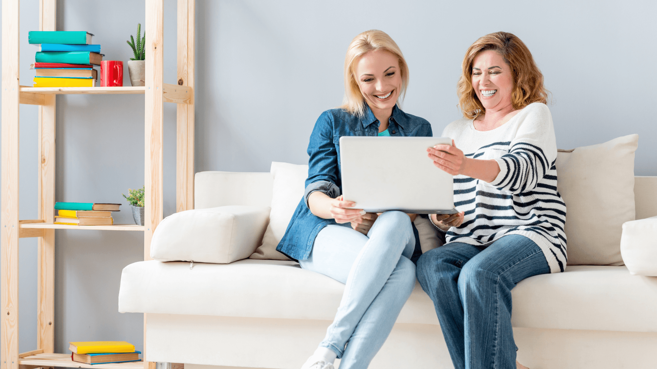 Parents Doing Parenting tweets  using Laptop